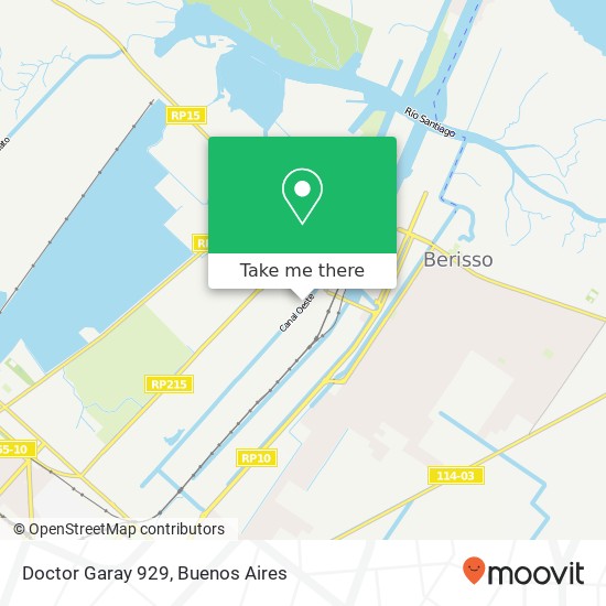 Doctor Garay 929 map