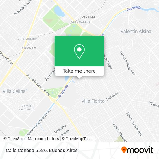 Mapa de Calle Conesa 5586