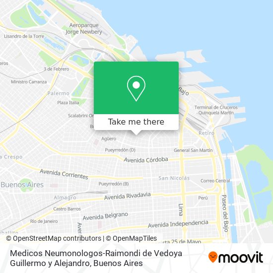 Medicos Neumonologos-Raimondi de Vedoya Guillermo y Alejandro map