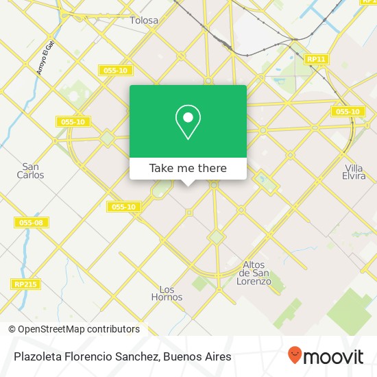 Plazoleta Florencio Sanchez map