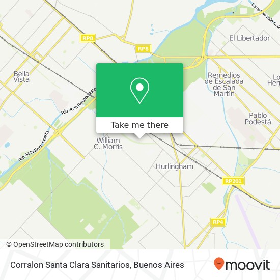 Corralon Santa Clara Sanitarios map