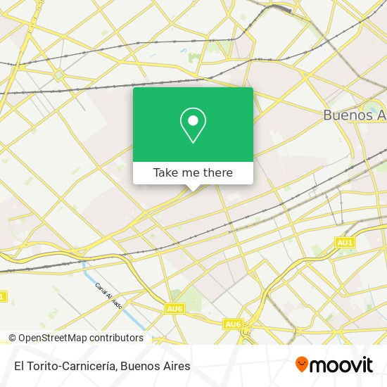 El Torito-Carnicería map