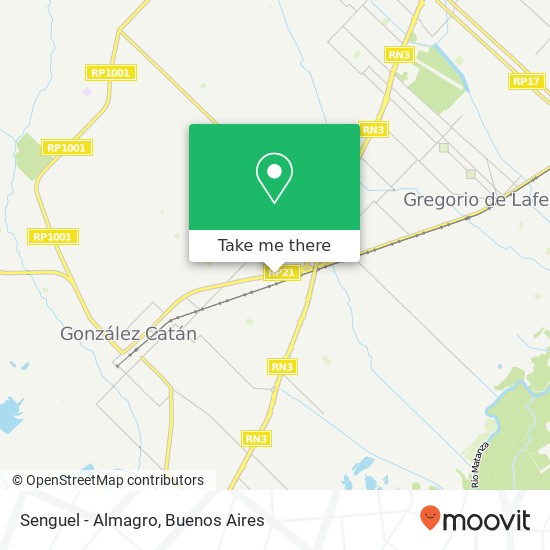 Senguel - Almagro map