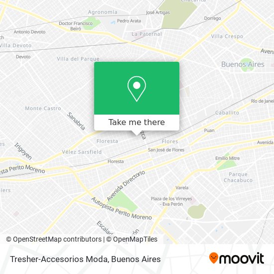 Mapa de Tresher-Accesorios Moda