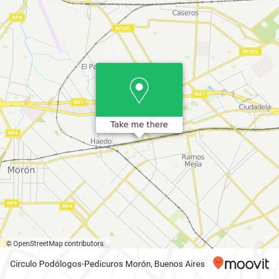 Circulo Podólogos-Pedicuros Morón map