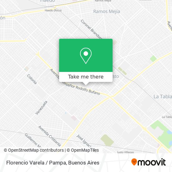 Florencio Varela / Pampa map
