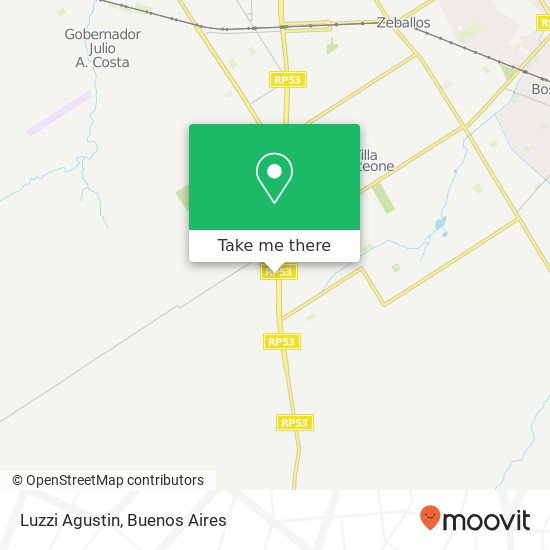 Luzzi Agustin map