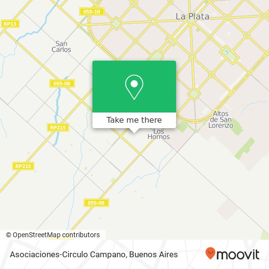 Asociaciones-Circulo Campano map