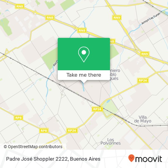 Padre José Shoppler 2222 map