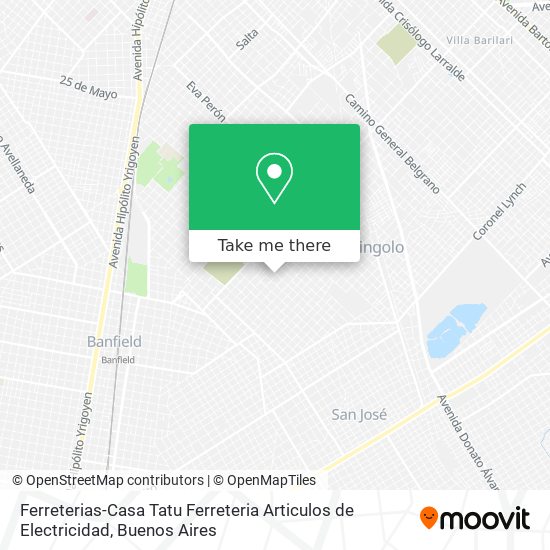 Ferreterias-Casa Tatu Ferreteria Articulos de Electricidad map