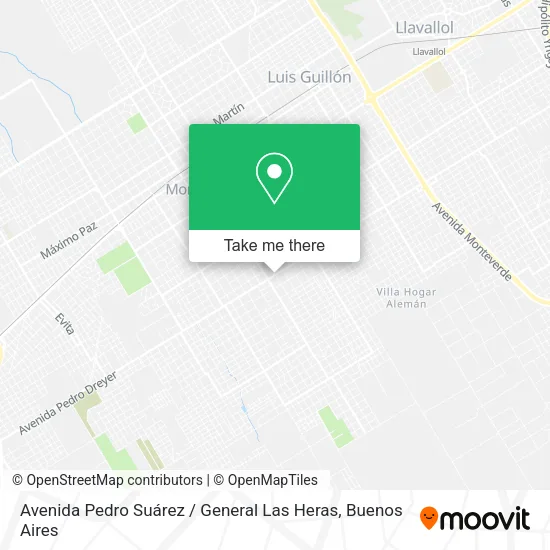 Avenida Pedro Suárez / General Las Heras map