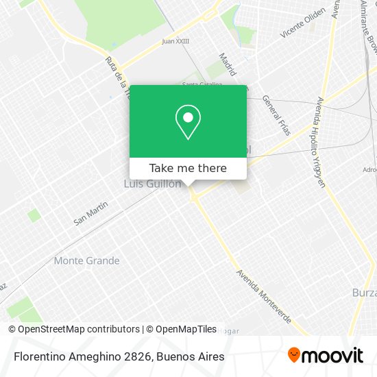 Florentino Ameghino 2826 map