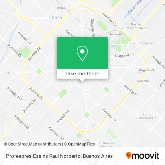 Profesores-Esains Raul Norberto map