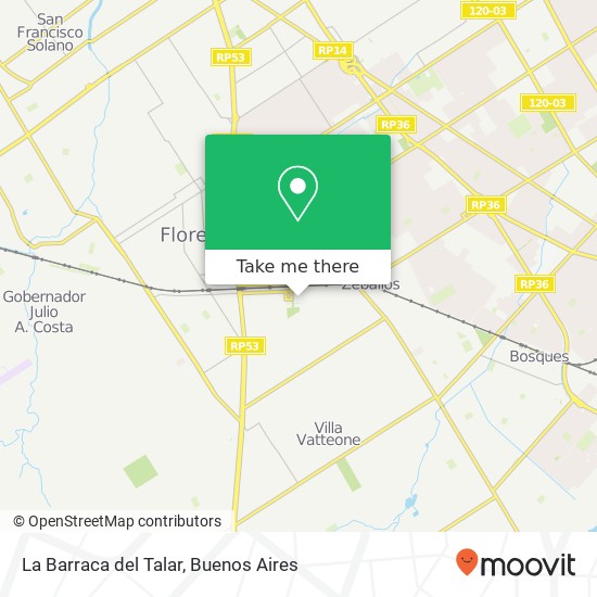 La Barraca del Talar map