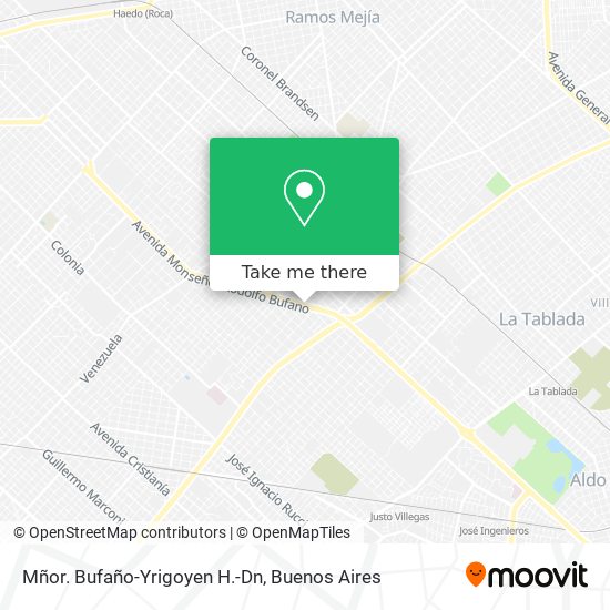 Mapa de Mñor. Bufaño-Yrigoyen H.-Dn