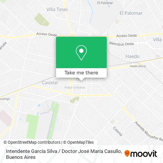 Intendente García Silva / Doctor José María Casullo map