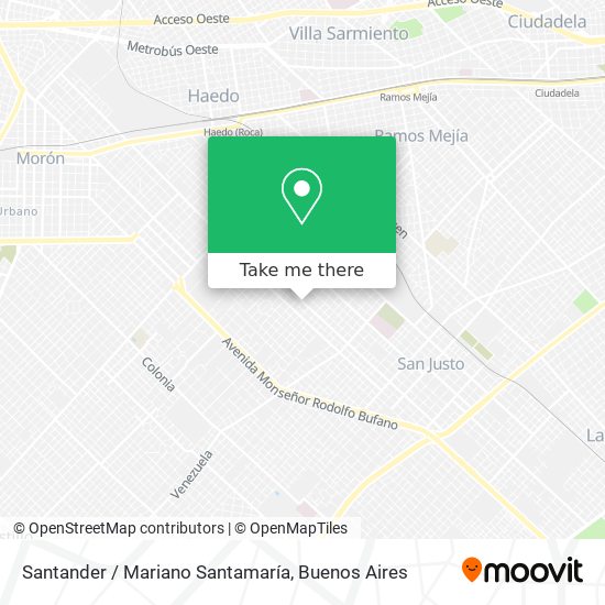Santander / Mariano Santamaría map