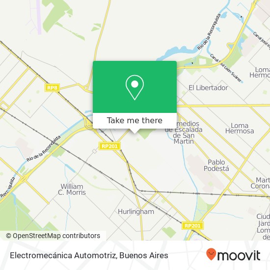 Electromecánica Automotriz map