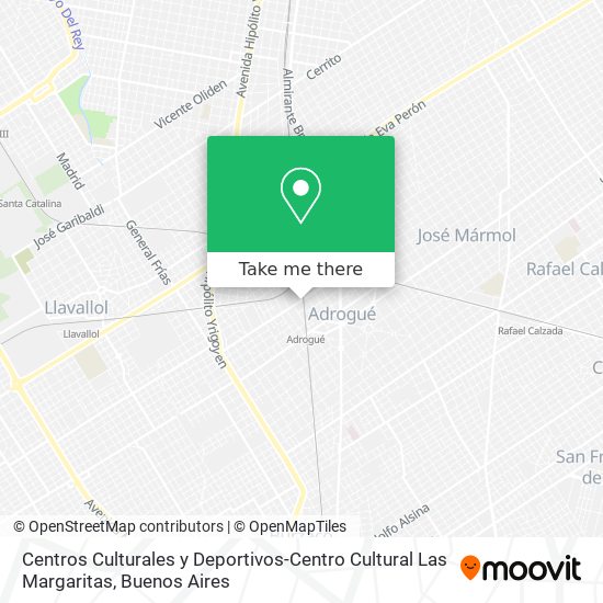 Mapa de Centros Culturales y Deportivos-Centro Cultural Las Margaritas