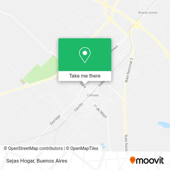 Sejas Hogar map