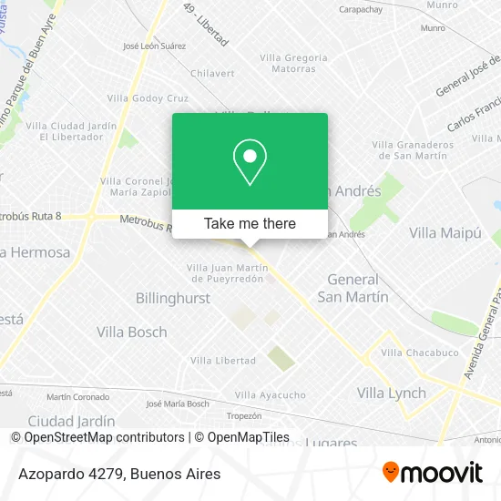 Mapa de Azopardo 4279