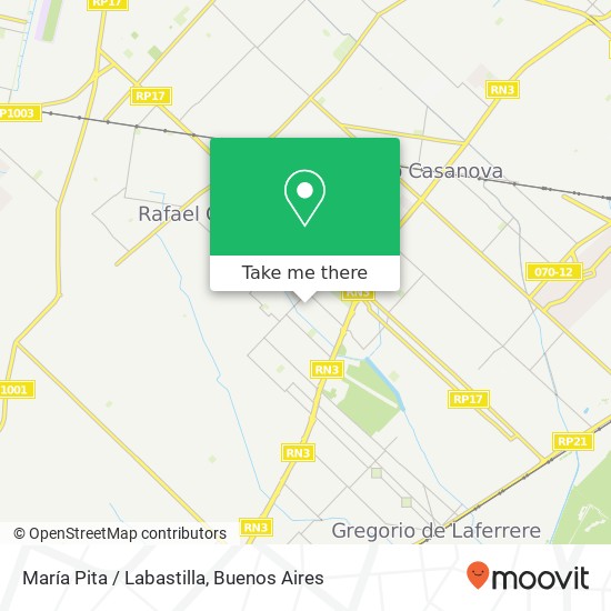 María Pita / Labastilla map