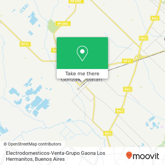 Electrodomesticos-Venta-Grupo Gaona Los Hermanitos map