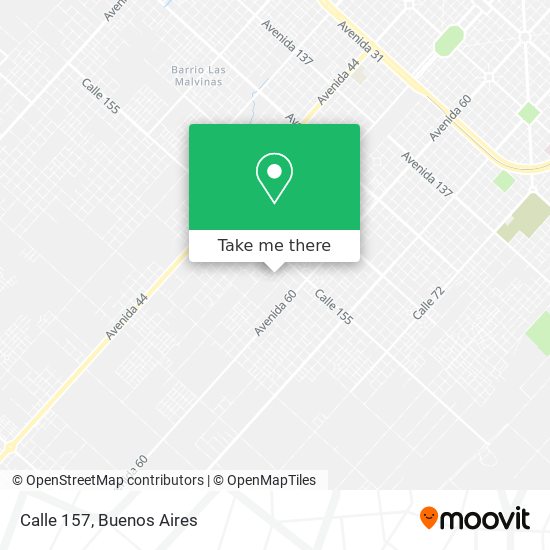 Calle 157 map