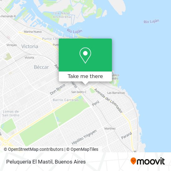 Peluquería El Mastil map