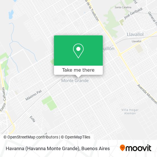 Havanna (Havanna Monte Grande) map