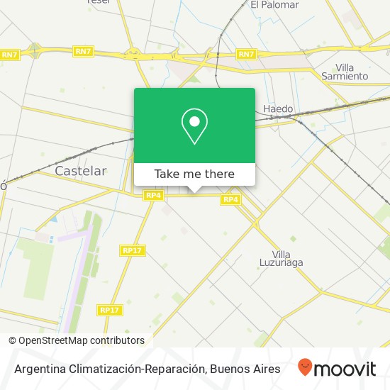 Argentina Climatización-Reparación map