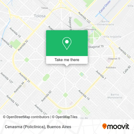 Cenasma (Policlínica) map