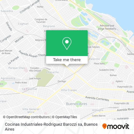 Cocinas Industriales-Rodriguez Barozzi sa map