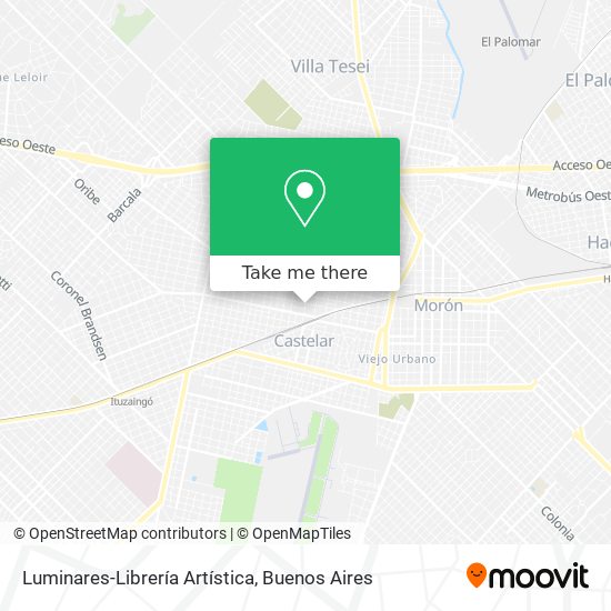 Luminares-Librería Artística map