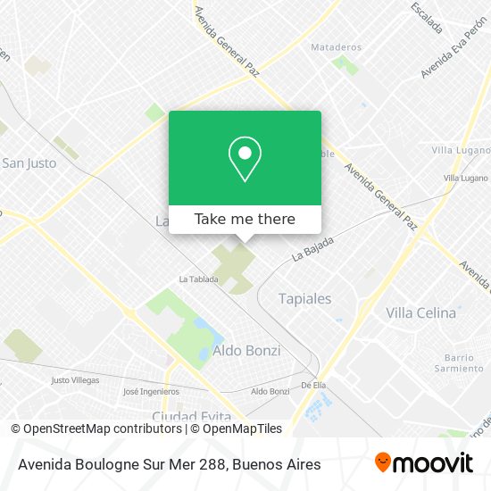 Avenida Boulogne Sur Mer 288 map