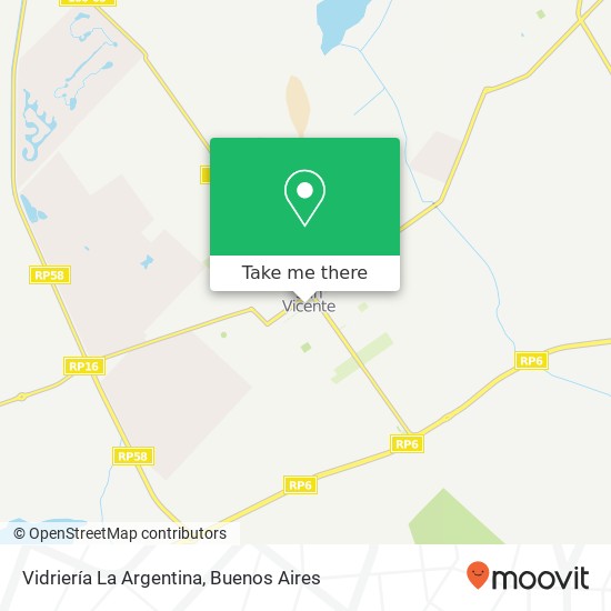 Vidriería La Argentina map