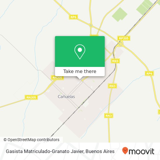 Gasista Matriculado-Granato Javier map