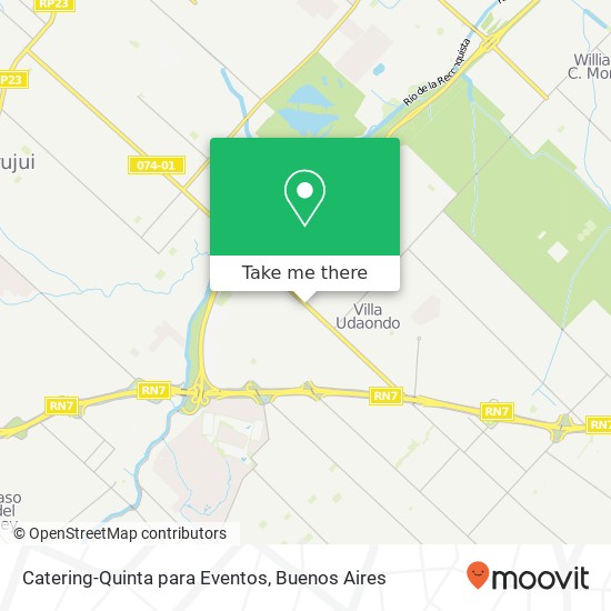 Catering-Quinta para Eventos map