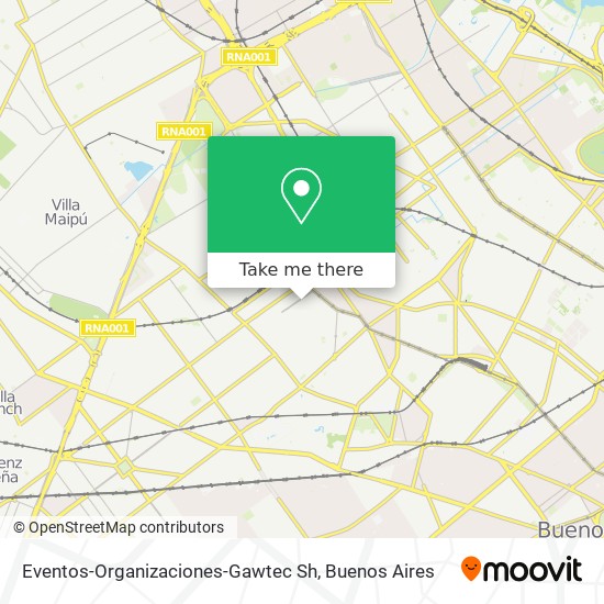 Eventos-Organizaciones-Gawtec Sh map