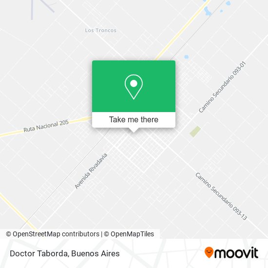 Doctor Taborda map