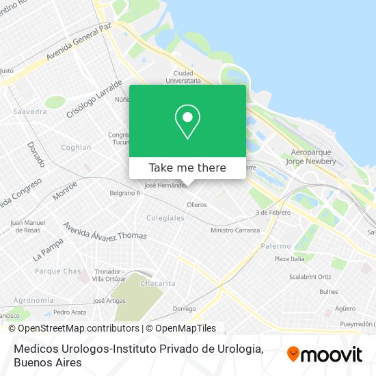 Medicos Urologos-Instituto Privado de Urologia map