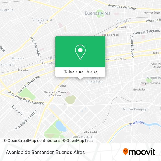 Avenida de Santander map