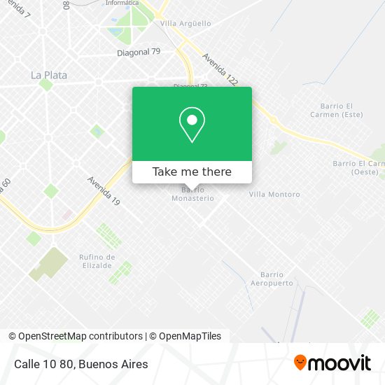 Calle 10 80 map
