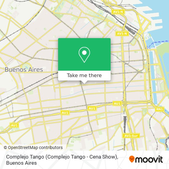 Complejo Tango (Complejo Tango - Cena Show) map