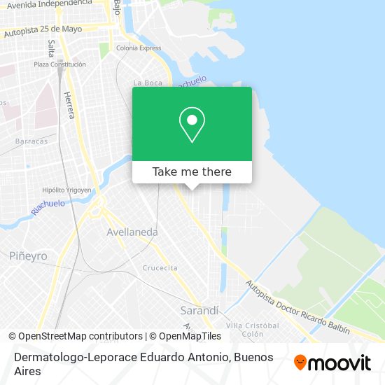 Dermatologo-Leporace Eduardo Antonio map