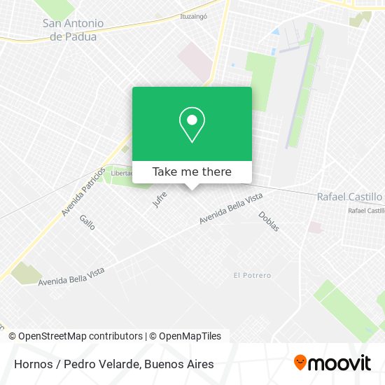 Hornos / Pedro Velarde map