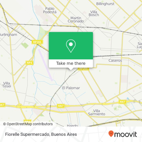 Fiorelle Supermercado map