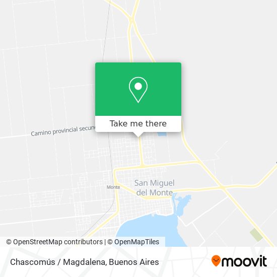 Chascomús / Magdalena map