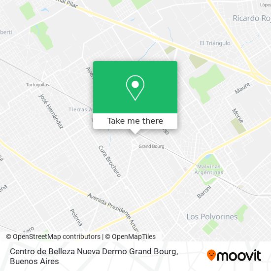 Mapa de Centro de Belleza Nueva Dermo Grand Bourg