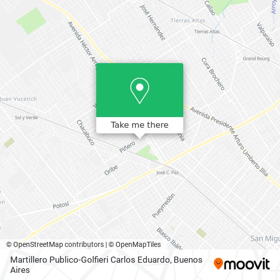 Martillero Publico-Golfieri Carlos Eduardo map